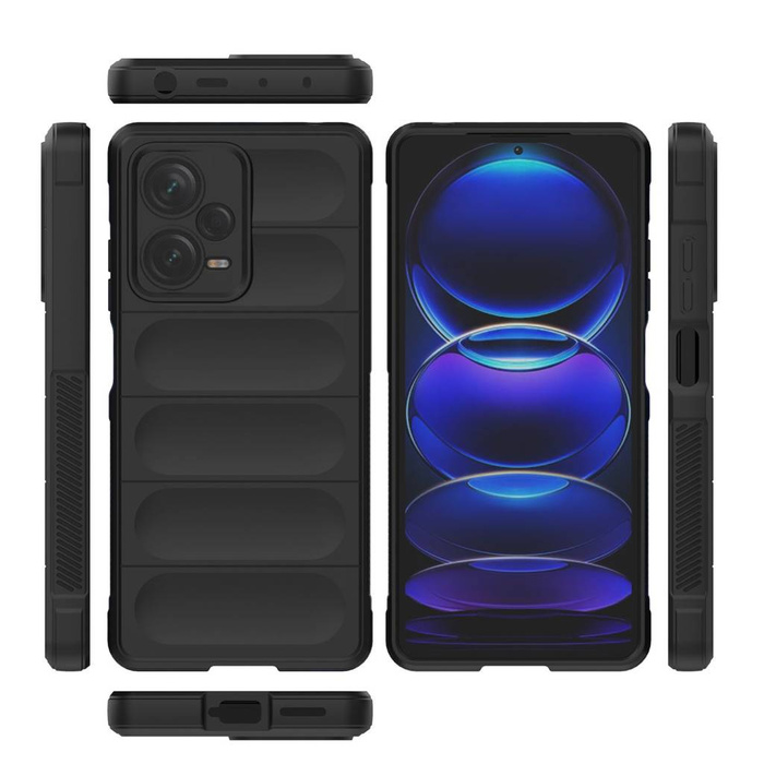 Coque Magic Shield pour Xiaomi Redmi Note 12 Pro+ coque blindée souple noir