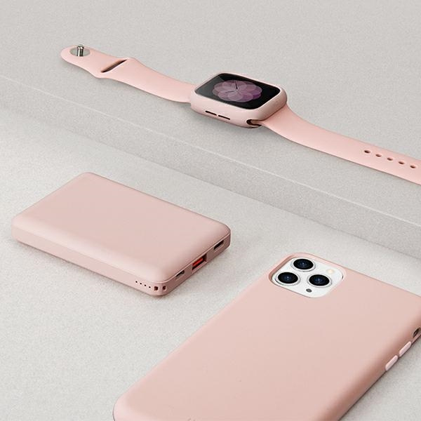 UNIQ Powerbank Fuele mini 8000mAh USB-C 18W PD Rychlé nabíjení růžová/růžová