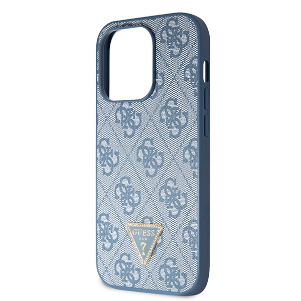 Coque Guess GUHCP15XP4TDSCPB iPhone 15 Pro Max 6.7" bleu/bleu durcase Crossbody 4G Metal Logo Case