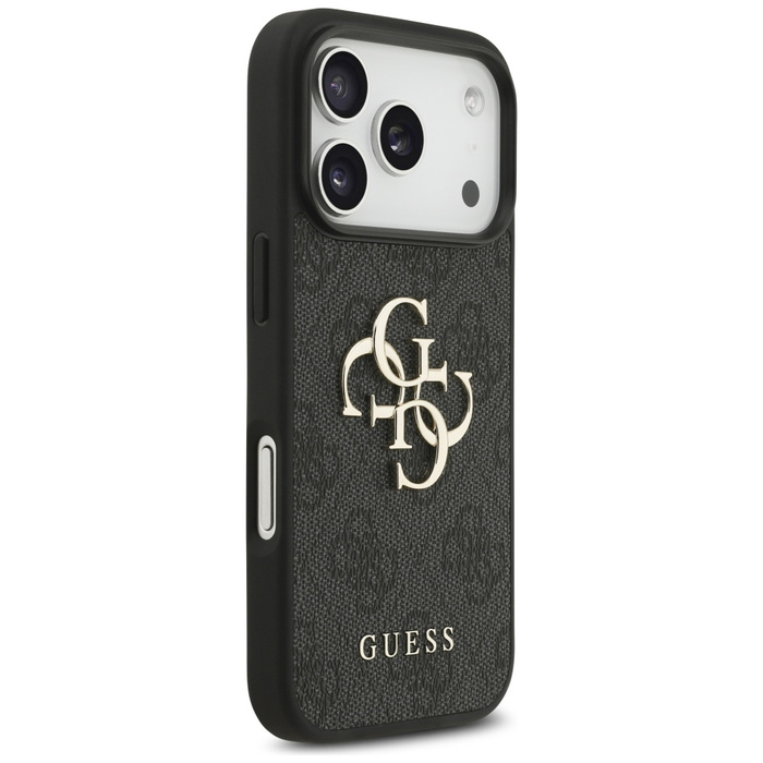 Etui Guess 4G Strap 4G Classic Logo do   iPhone 17 Pro czarny