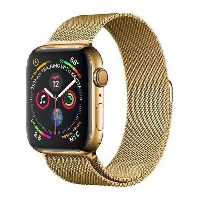 Magnetic Strap 2 Apple Watch 7 45 Gold
