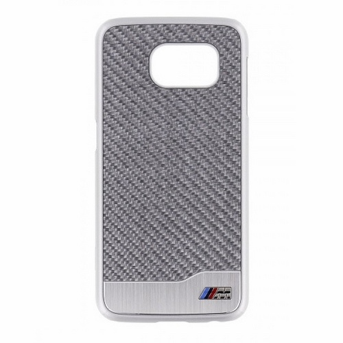 Cover BMW Samsung Galaxy S6 Custodia argento