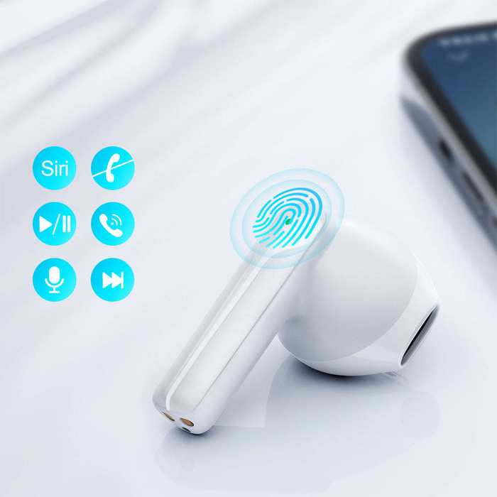 Joyroom TWS Ohrhörer kabellos ENC wasserdicht IPX4 Bluetooth 5.3 weiß (JR-TL11)