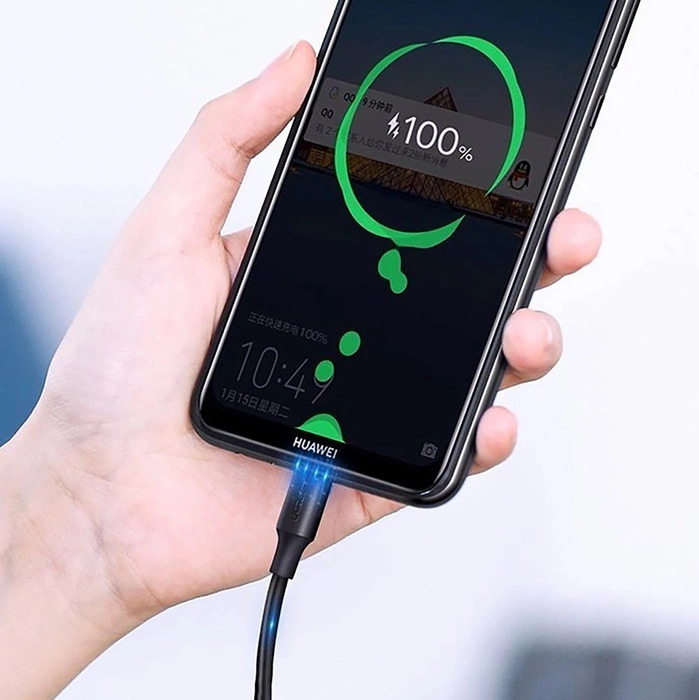 Câble UGREEN USB-A Micro USB QuickCharge 3.0 2.4A 0.25m Noir