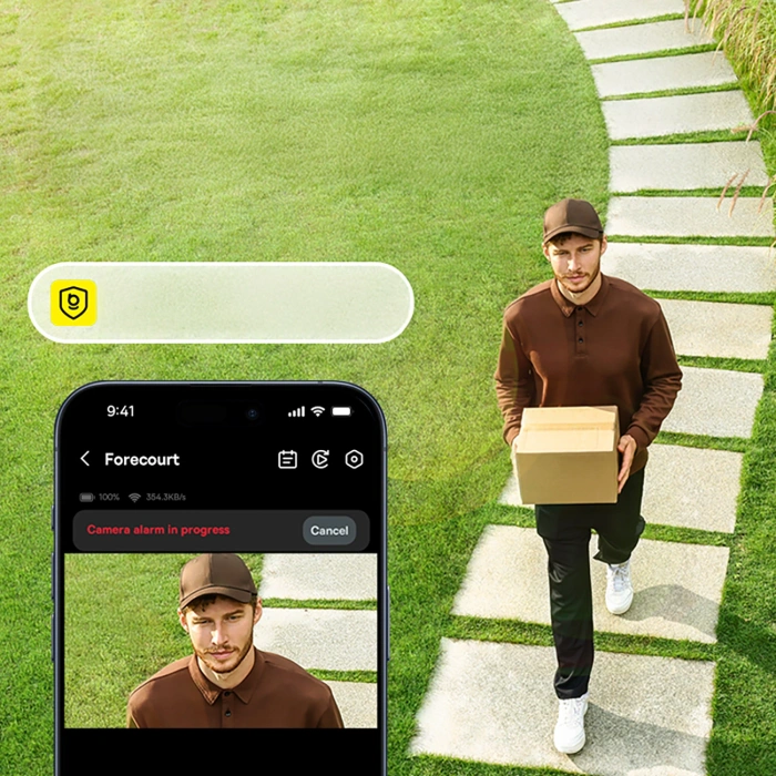 Kamera zewnętrzna Baseus Security S1 Lite 2K - biała