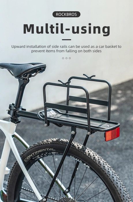 Rockbros 33210004001 porte-vélos avec étagère - noir