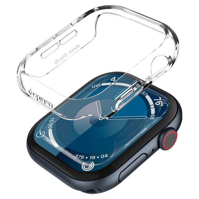 Case Spigen Thin Fit Apple Watch 10 (46 MM) CRYSTAL CLEAR