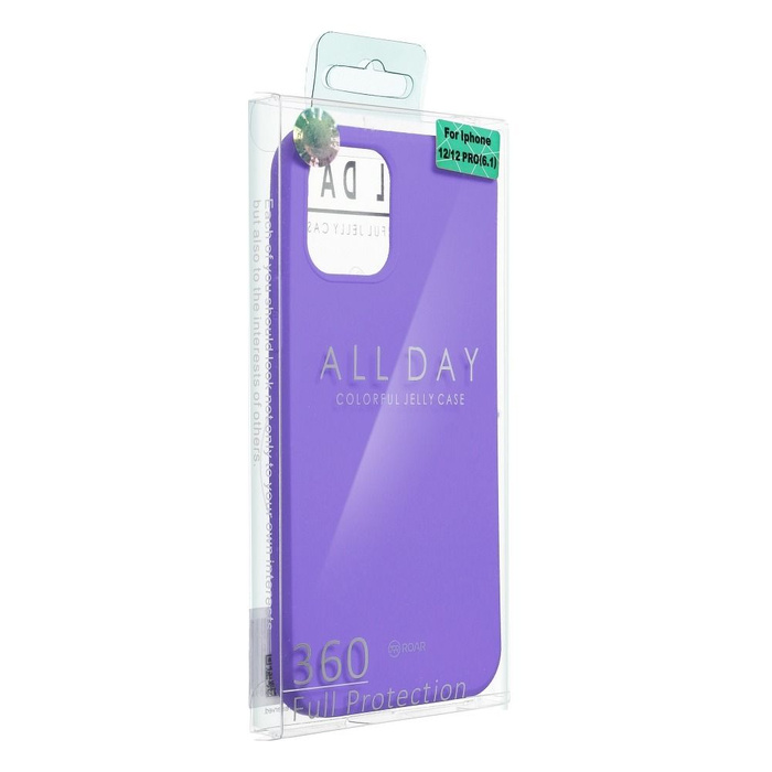 Roar Colorful Jelly case Case - for Samsung Galaxy A52 5G / A52 LTE ( 4G ) / A52s 5G Purple