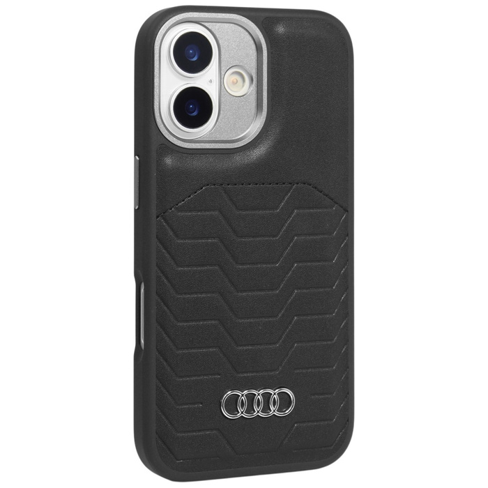 Etui Audi GT Synthetic Leather MagSafe   do iPhone 17 czarny