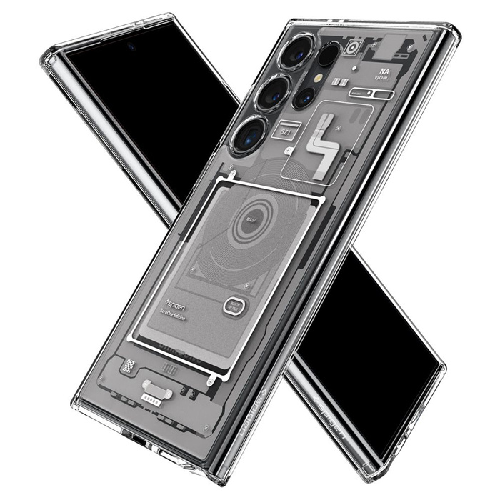 Funda Spigen Ultra Hybrid Galaxy S24 Ultra Zero One Blanco Case