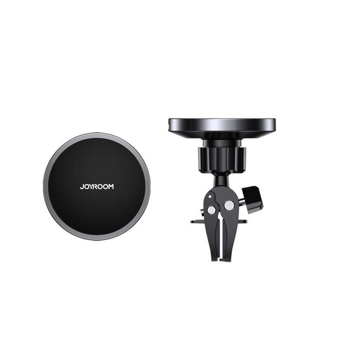 Joyroom Auto Magnethalterung Qi Wireless Induction Charger 15W (MagSafe für iPhone kompatibel) Schwarz (JR-ZS240)