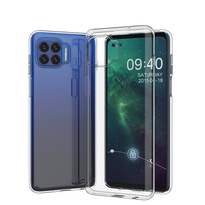 Cover in gel ultra trasparente da 0,5 mm per Motorola Moto G 5G Plus trasparente