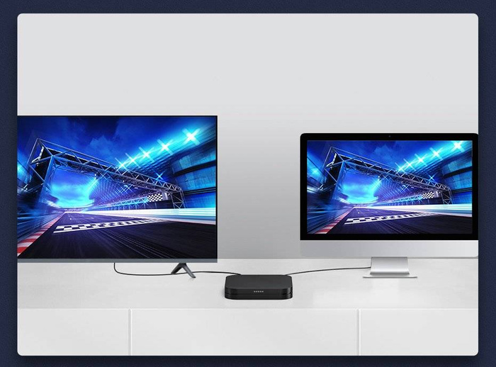 Câble Baseus HDMI 2.1 8K 60 Hz 48 Gbps / 4K 120 Hz / 2K 144 Hz 3D eARC QMS Dynamic HDR VRR ALLM 3 m noir (CAKGQ-L01)