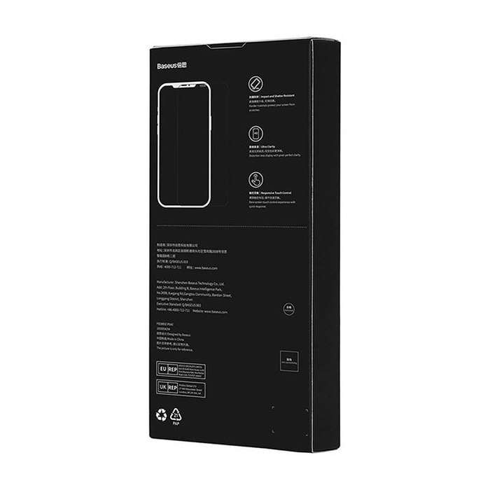 2x Szkło hartowane Baseus Crystal 0.3mm do iPhone X / XS