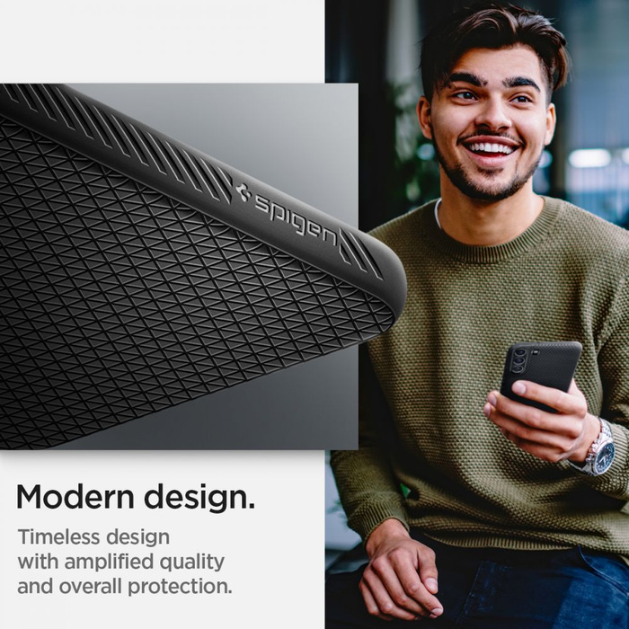 Funda Spigen S22 Liquid Air MATTE Negro Case