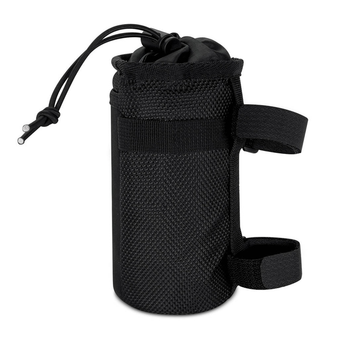 Borsa per bottiglia d'acqua termale Wozinsky per bici o scooter 1l nero (WBB29BK)