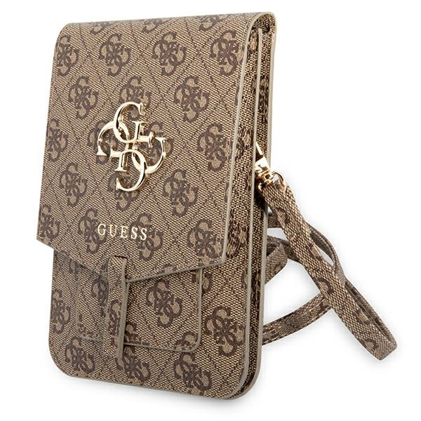 GUESS 4G Big Logo Brown Handbag
