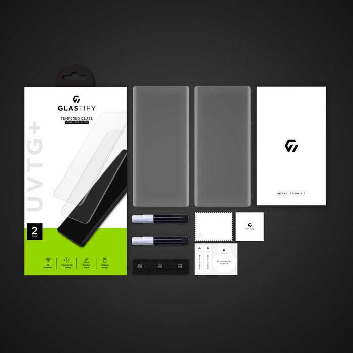 Szkło Hartowane Glastify Uvtg+ 2-pack Galaxy S23 Ultra Clear