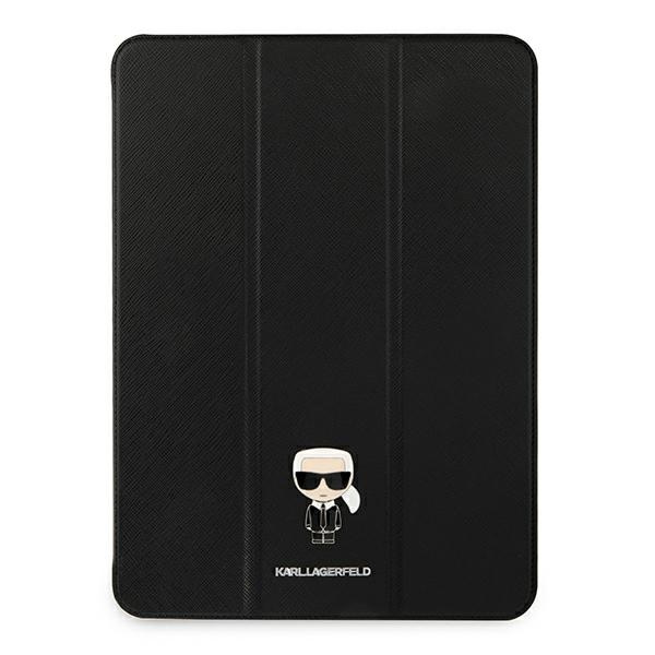 Case KARL LAGERFELD Apple iPad 11 Pro 2021 Book Cover Saffiano Karl Iconic Black Case