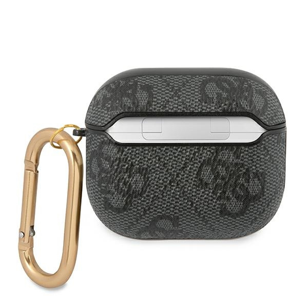Guess GUA34GSMK Funda AirPods 3 gris/gris 4G Script Metal Collection