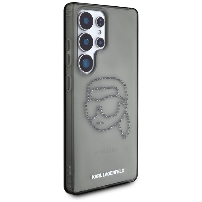 Etui Karl Lagerfeld Rhinestones Karl      Head Logo do Samsung Galaxy S25 Ultra czarny