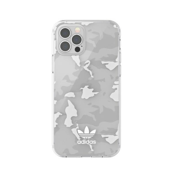 Adidas OR SnapCase Camo iPhone 12/12 Pro transparent/weiß 43705