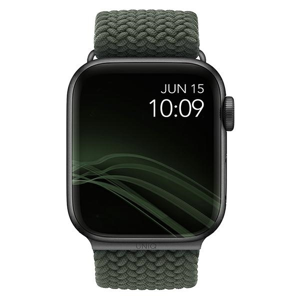 Uniq Aspen Apple Watch 40/38 / 41mm Geflochten grün / zypressengrün