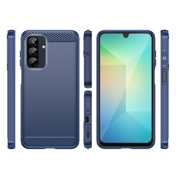 Carbon Case Samsung Galaxy A26 Blau