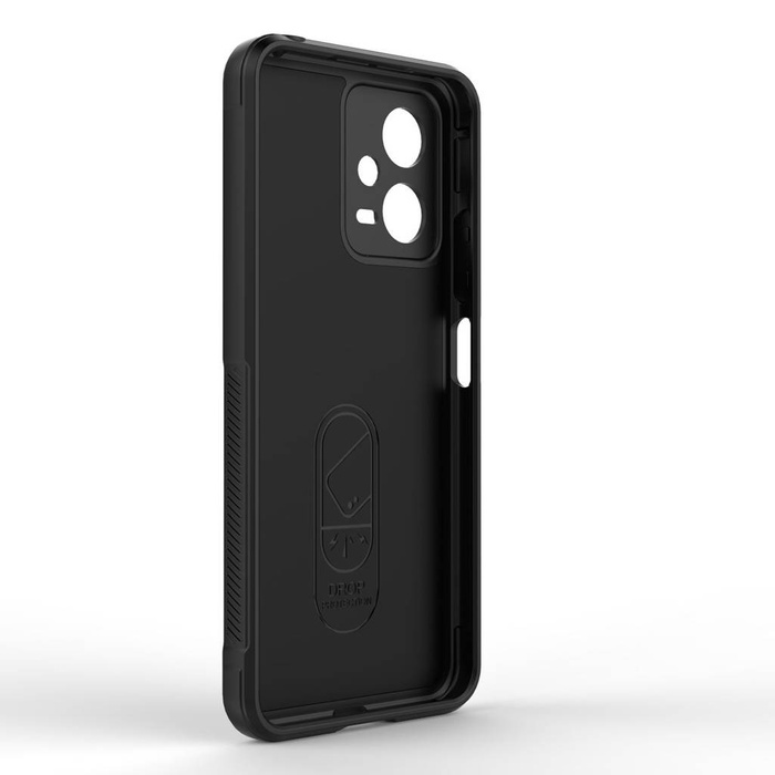 Funda Magic Shield para Xiaomi Redmi Note 12 5G / Poco X5 5G Funda de armadura flexible Borgoña