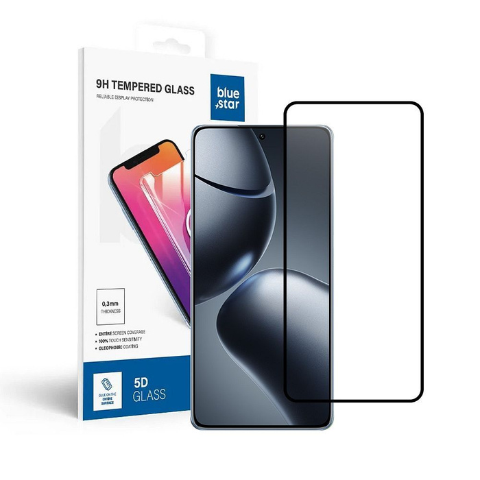 Szkło hartowane do Xiaomi 14T Blue Star 5D czarne