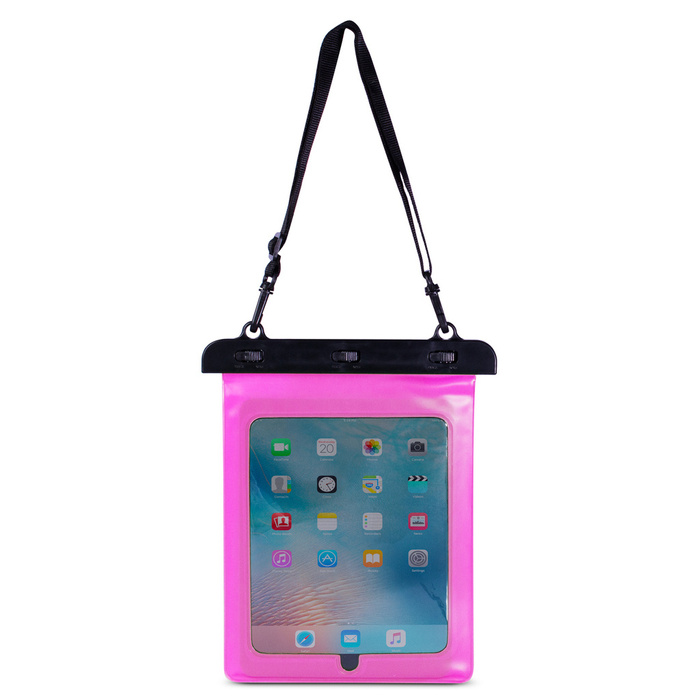 Wasserdichte PVC-Tablethülle – rosa