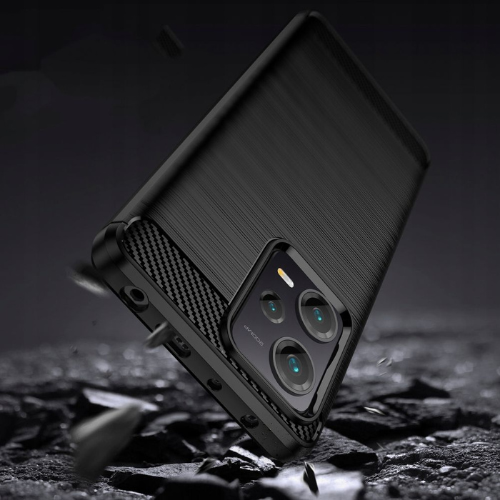 Telefontok Tech-protect Tpucarbon Xiaomi Redmi Note 12 / Poco X5 5G Fekete Case