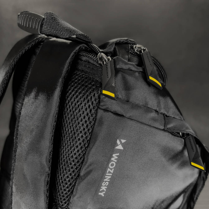 Wozinsky Travel Sports Bag Backpack Hand Luggage Bag 40x20x25 cm for Airplane Black (WSB-B01)