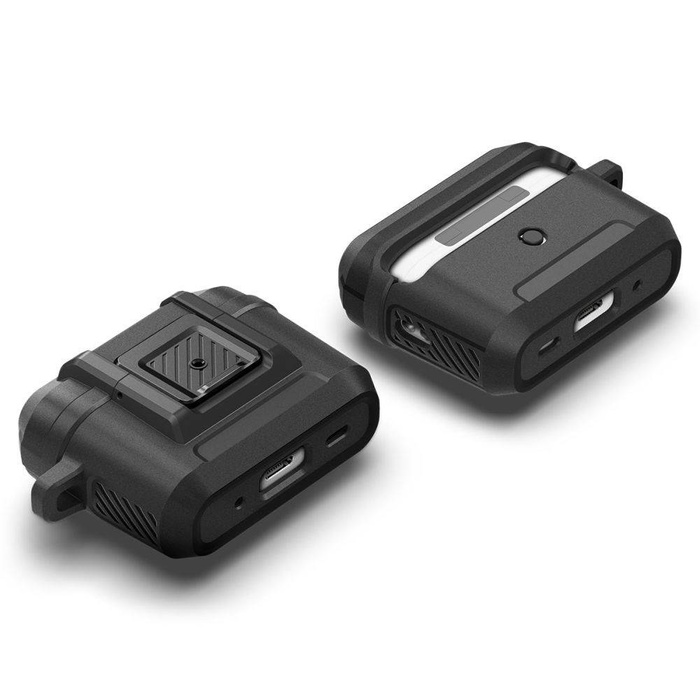 Funda Spigen LOCK FIT AIRPODS PRO 1 / 2 MATTE NEGRO