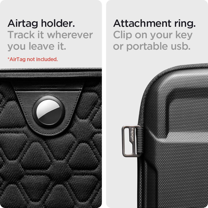 Spigen Rugged Armor BOLSA "PRO" PORTÁTIL 13-14 Funda NEGRO