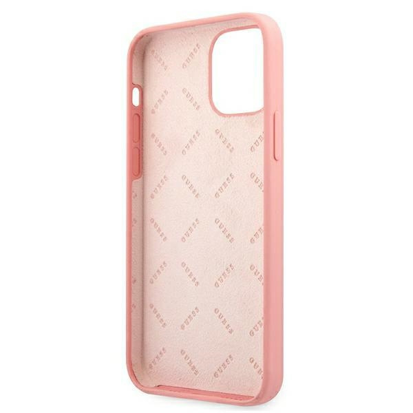 Guess GUHCP12LLSPEWPI iPhone Case iPhone 12 Pro Max 6.7 "Pink / Pink hard case Peony Collection Case