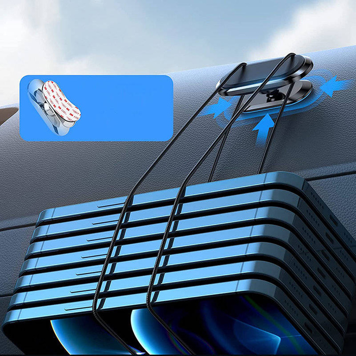 Joyroom self adhesive magnetic holder car dashboard silver (JR-ZS227)