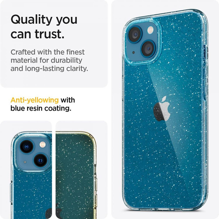 Coque SPIGEN iPhone 13 Étui en cristal liquide pailleté