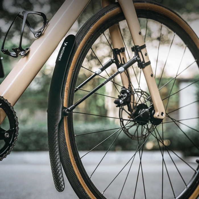 Błotnik rowerowy Wozinsky WBR-01 uniwersalny z regulacją - czarny