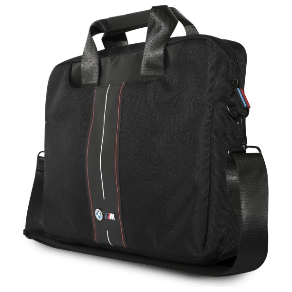 Borsa BMW BMCB15COMPVSKR 16" Nero/Nero Nylon Striscia Rossa