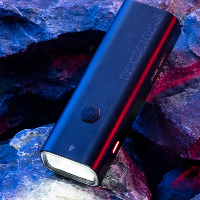 Rockbros 24310006001 front bicycle light 400 lm + micro USB cable - USB-A - black