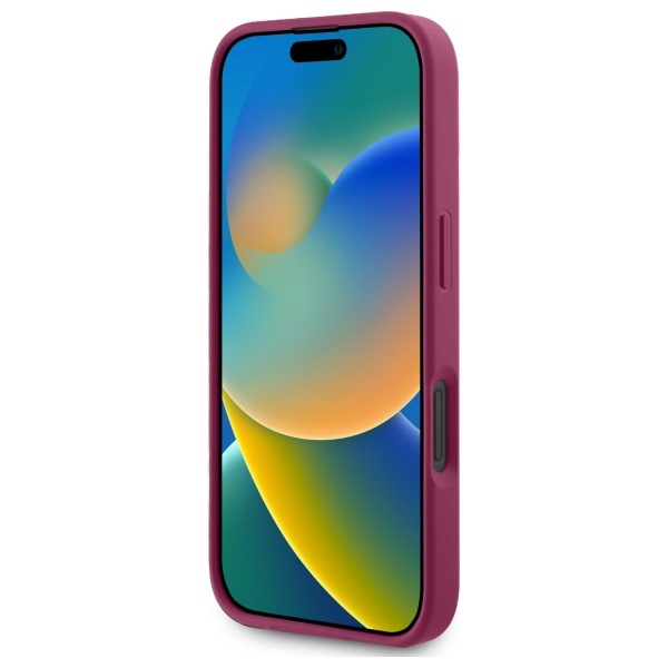 Etui Guess iPhone 16 fioletowy/lpurple hardcase Fixed Glitter Big 4G