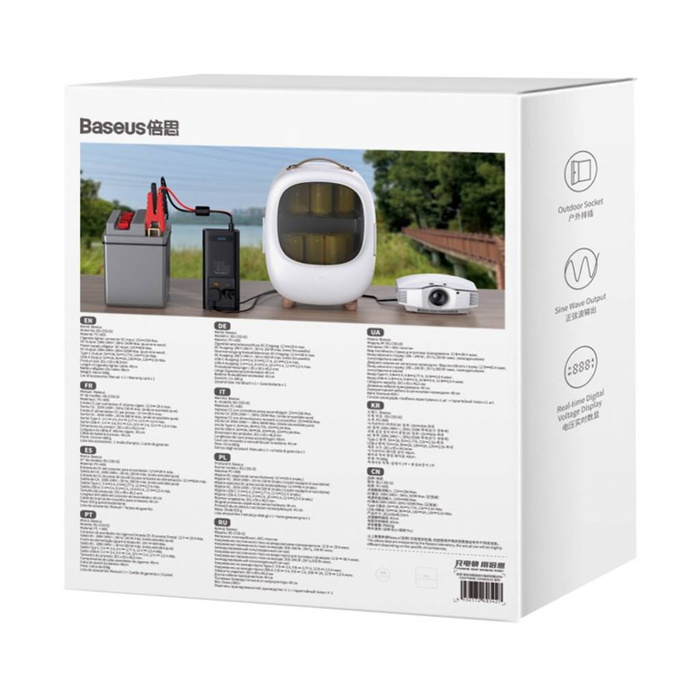 Baseus Super Si Power Inverter 500W (220V CN / EU) Fekete