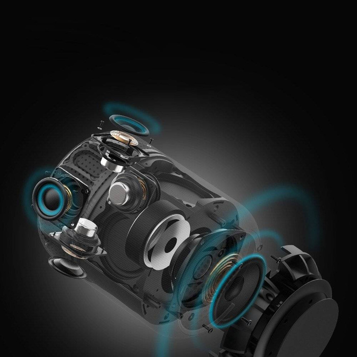 Tronsmart Element T6 Max 60 W Tragbarer kabelloser Bluetooth 5.0-Lautsprecher Schwarz (365144)