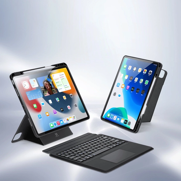 Funda con teclado Bluetooth Dux Ducis DK Series para Apple iPad Pro 12.9 (2020/2021/2022) - Negro