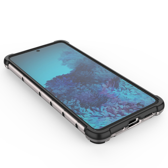 Hülle Honeycomb hülle gepanzerte Hülle mit Gel-Rahmen Samsung Galaxy A73 transparent Case