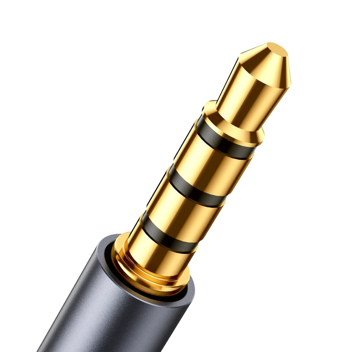 Cable de audio estéreo Joyroom AUX 3,5 mm mini jack (macho) - mini jack (hembra) 1,2 m negro (SY-A09)