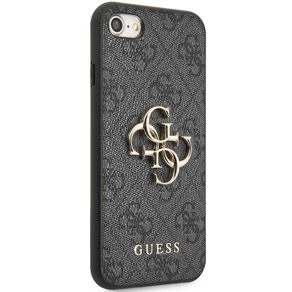 Funda Guess GUHCI84GMGGR iPhone 7/8/SE 2020/ 2022 gris/gris durocase 4G Big Metal Logo Case