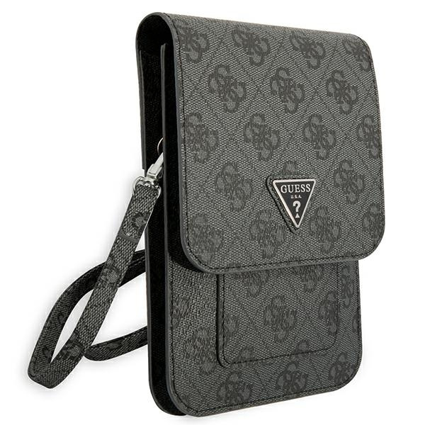 GUESS 4G Triangle Handtasche Schwarz