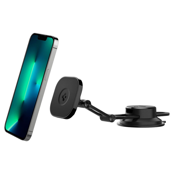 Spigen Mag MagSafe Its35-3 Onetap netic Supporto per auto per parabrezza e cruscotto nero